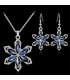 SET632 - Blue Floral Jewellery Set